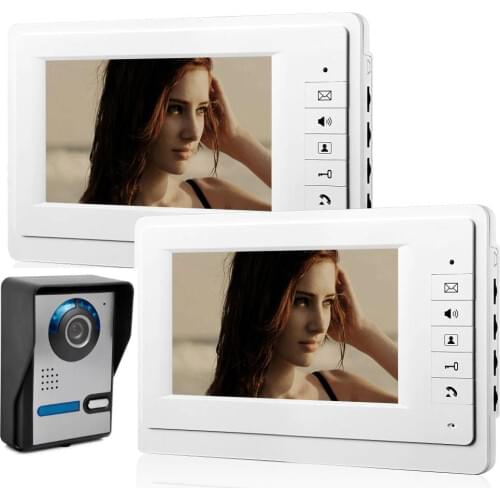 SmartYIBA 7"Video Door Intercom Indoor Monitor Interphone For Villa Private Home Security Home Security Video Doorphone Doorbell
