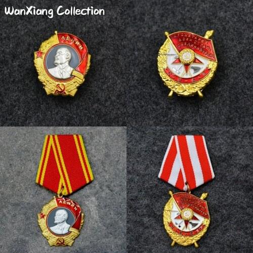 Top quality CCCP Orden Lenina USSR Order of Lenin Military Medal Russia Military Decoration CCCP Person Gold Badges