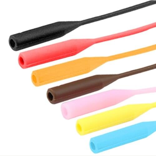 1 PC Adjustable Elastic Silicone Eyeglasses Straps Solid Color Sunglasses Chain Sports Anti-Slip Glasses Ropes Band Cord Holder
