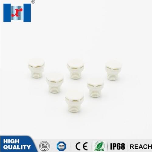 100 pcs/bag White M12X1.5 Pressure Balance Valve Breather Nylon Screw Vent Plug White PA6 LED Lighting or Enclosure