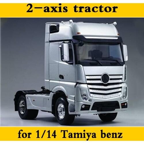 2 Axis Tractor for 1/14 Tamiya RC Truck Car Benz ACTROS 3363 1851 Diy