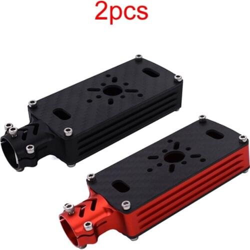 2pcs 16mm/19mm/25mm Hole Distance Universal Multi-axis Motor Mount 4-Axis 6-Axis 8-Axis Aerial Drone Carbon Tube Clamp UAV Parts