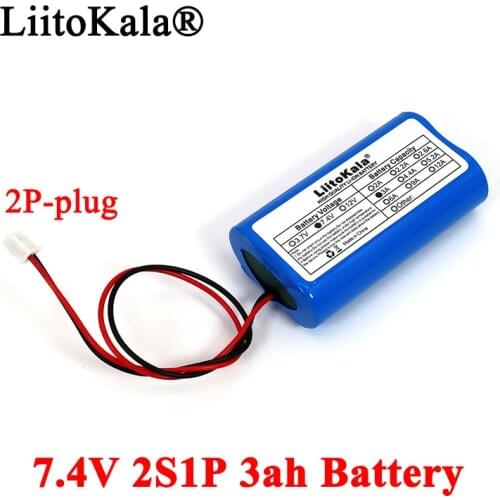 7.4V 18650 Lithium Battery Pack 2S 3ah Fishing LED Light Bluetooth Speaker 8.4V Emergency DIY batteries with PCB