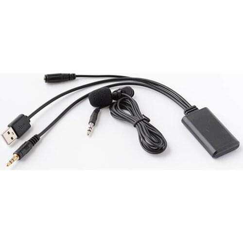 Biurlink Car AUX-IN Bluetooth Audio Cable Microphone Adapter AUX USB Plug For BMW Z4 MINI Cooper E60 E63 E64 E66 E81 E82 E70 E90