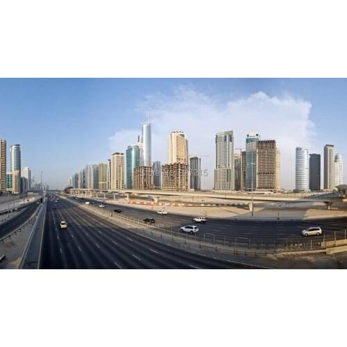 BC-1014 3D Beautiful City Printing Ceiling Film/ excellent for wall decoration