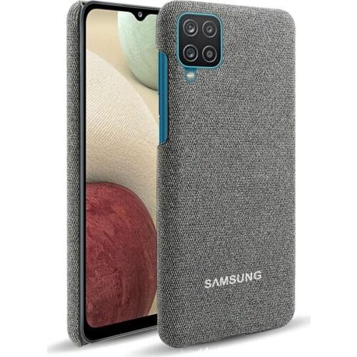 Samsung Galaxy A12 S21 Note 20 Ultra Case Hiha Canvas Patterm Cover Anti-fall Back Protective Case For Galaxy S21Plus S21+ S20FE
