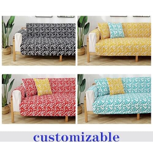 Pet sofa cushion non-slip full cover printing 1/2/3 person combination sofa cover removable and washable