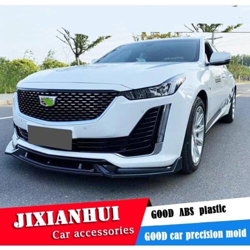 For Cadillac CT5 Body kit spoiler 2018-2019 For Cadillac CT5 ABS Rear lip rear spoiler front Bumper Diffuser Bumpers Protector
