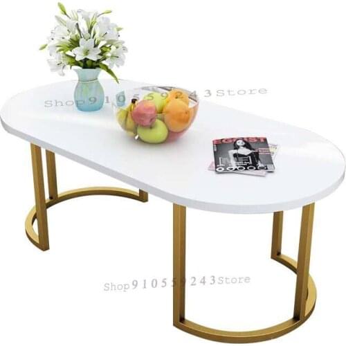 Customized Marble Coffee Table Small Apartment Simple Modern Living Room Table Creative Nordic Net Black Tea Table Round Sofa Si