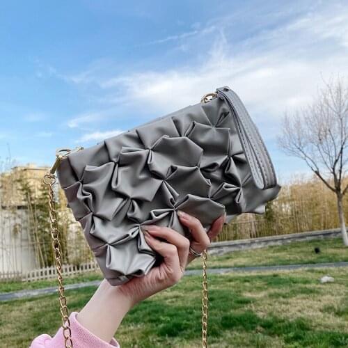 Fashion Exquisite Clutch Shoulder Bags Retro Casual Womens wallet Female designer Solid Color Chain Handbags for Women 2021