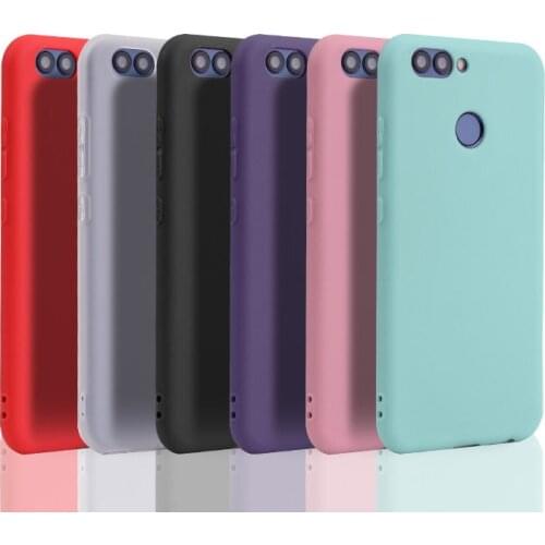 Candy Silicone soft Case For Huawei Honor 9 Lite Honor 7X 7S 8S 8C 8A 8X 9 10 20 lite Y5 Y6 Y7 Y9 2019 Phone Cover Case