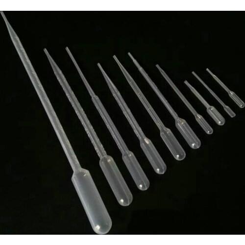 Free shipping 0.2ml/0.5ml/1ml/2ml/3ml/3ml-L/5ml/10ml Transfer Pipettes Disposable Plastic Pasteur Pipette Dropper Polyethylene
