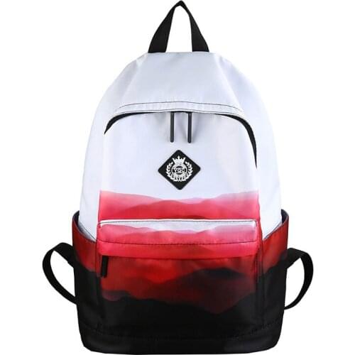 Ladies High Capacity Waterproof Travel Backpacks New Women Bagpack For Teenagers Boys Girls Korean Harajuku Gradient Rucksack
