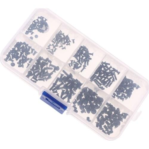 Machine Screws 300X Steel, with M2 M2.5 M3 Flush Mount Assortment Kit From Ox
