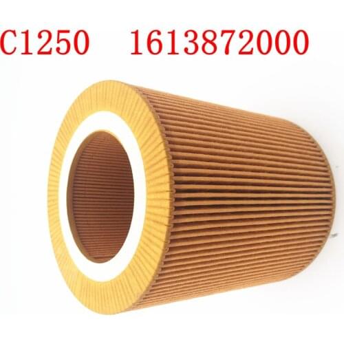 Free shipping C1250 Screw Air Compressor Air filter cartridge Maintenance 1613872000 30HP