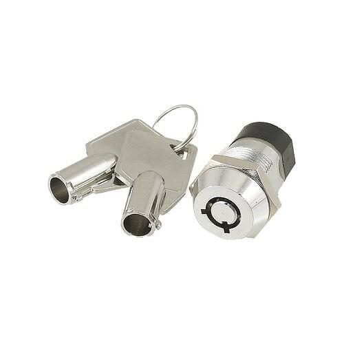ON OFF 4 Pins 2 Position Key Lock Switch 4A/125V 2A/250V AC