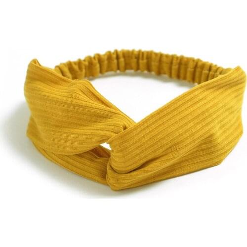 Women Summer Autumn Suede Headband Vintage Cross Knot Elastic Hair Bands Soft Solid Girls Hair Band Hair Accessories