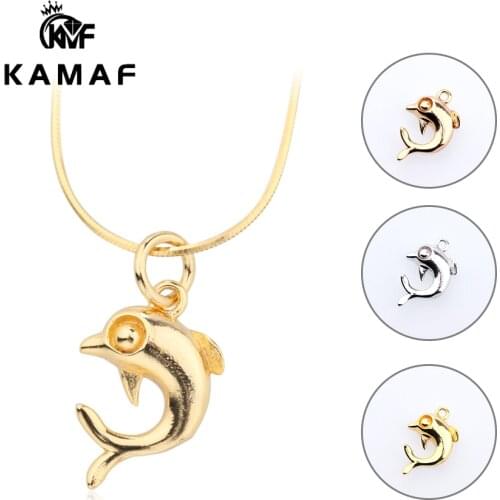 10pcs Golden Dolphin Pendant Three Colors Used to Make DIY Bracelet Necklace Small Pendant Charm Jewellery 17mm*12mm