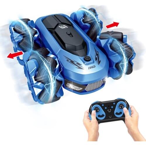 2 IN 1 Stunt RC Car 360 Rotation Double Sided Driving Deformed Car Crawler Radio Remote Control Cars Hot Kids Toys For Children
