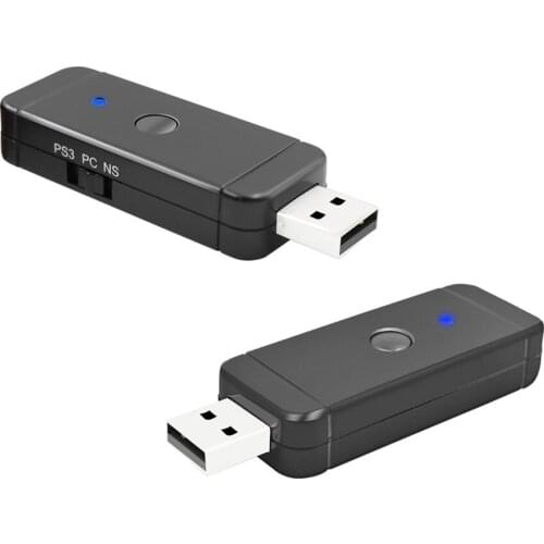 ALLOYSEED Wireless Controller Adapter Wired Controller Gamepad Converter for Nintendo Switches PS3/PS4/X BOX PC G