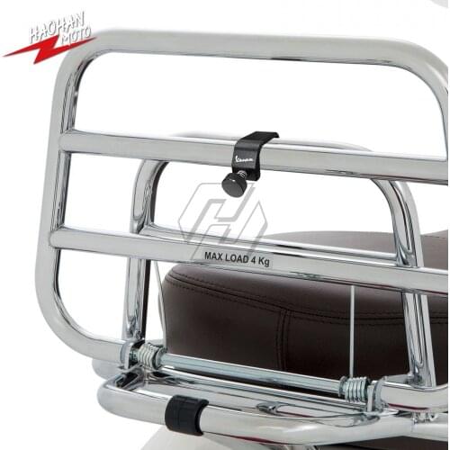 For Vespa Scooter GTS LX LXV Sprint Primavera 50 125 250 300 Motorcycle Rack Lock Hook Frame Crotchet Grips