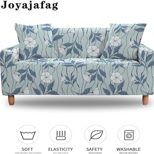 Elegant Flowers Sofa Cover For Living Room 1/2/3/4 Seater Elastic Soft Non-slip Slipcover Washable Couch Covers Drop Shipping
