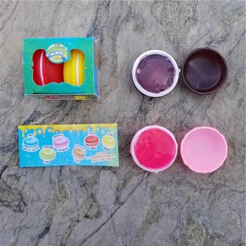 Mud Slime Clay Plasticine Toy Macaron Shape DIY Stress Relief For Children Kids LBV
