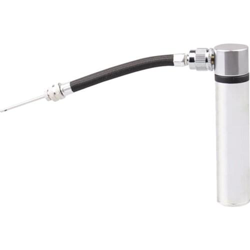 Mini Bicycle Tyre Pump with Mount Kit and Inflation Needle for Road, Mountain Bikes, Sports Balls - Lightweight and Sturdy