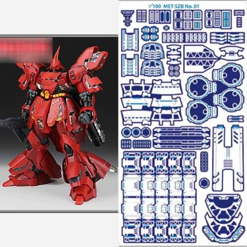 Upgrade Detail up Etch Parts Set for Bandai MG 1/100 Sazabi ver ka Gundam Model Replica Accessories