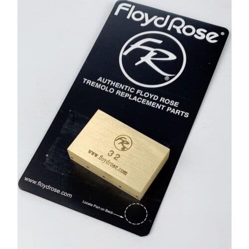 Original Floyd Rose Brand 32mm Brass Block - Made By Floyd Rose For Floyd Rose