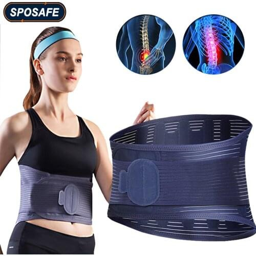 Lumbar Support Waist Pain Back Injury Supporting Brace Fitness Weightlifting Belts Sports Safety Corrector for Men Women