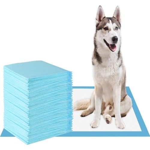 Underpad Disposable Diapers For Dogs Absorbent Pet Training Pee Pads Nappy Mat For Cats Dog Diaper Panties Cage Supplies 60*90