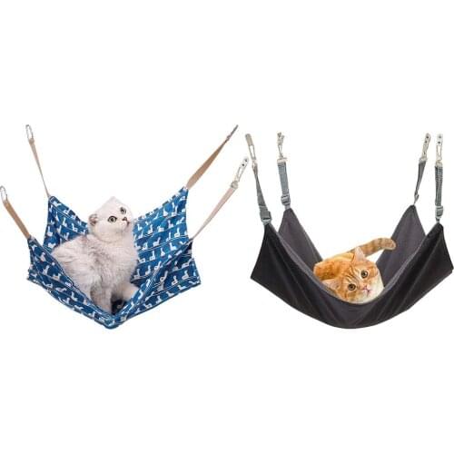 New Hanging Cat Bed Mat Pet Kitten Cage Bed Soft Cat Hammock Cover Cushion For Puppy Pet Kitten Cage Bed Pet Supplies