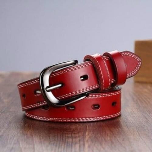 2021 Designer High Quality Brand Women Genuine Leather Belt For Female Strap Casual All match Ladies Adjustable Belts 105CM120CM