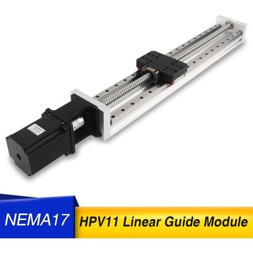 HPV11 ball screw SFU1204 SFU1210 with Linear Guides MGN12 same size with NEMA23 stepper motor 23HS7628 for CNC milling machine
