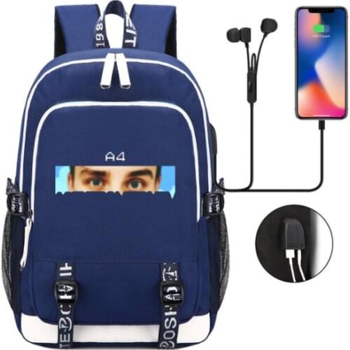Мерч а4 school Backpack 2021 new Boy Girl student Backpack USB A4 мерч рюкзак Children Book Bags Men Teenagers Backpack