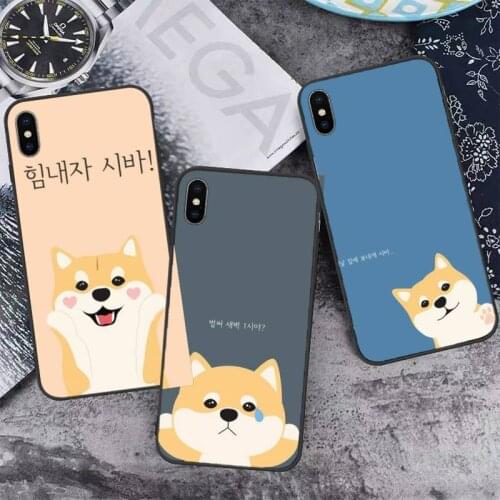 Cute Shiba Inu Corgi Phone Case for iPhone 11 12 pro XS MAX 8 7 6 6S Plus X 5S SE 2020 XR mini