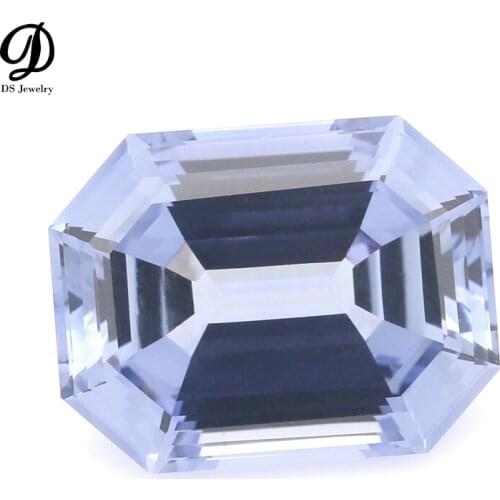14x18mm Synthetic Corundum Blue Sapphire Ruby Diamond Octagon Cut Rectangle Loose Stones