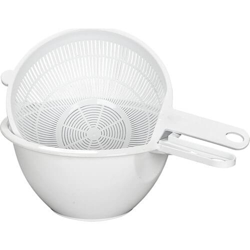 Drainer Pasta-Vegetable Washer-White-3.5 Lt-Kitchen-Suitable for Contact with Food Plastic-Iraq plastic