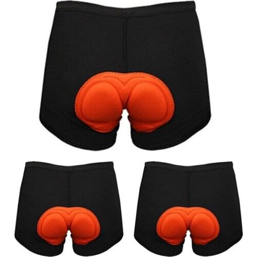 Bicycle Cycling Shorts Underwear Sponge Gel Bicycle Pants 3D Padded Bike Mens Sportswear Bicycle Accessories