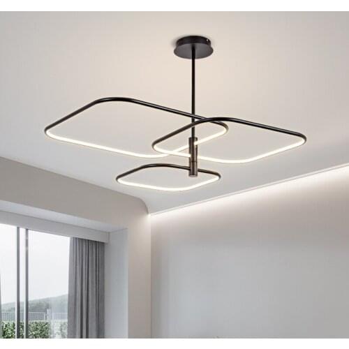 Nordic Rotatable Led Chandelier Lighting Living Room Decor Led Chandelier Lamp Hanging Lights Fixtures Drop Suspension Luminaire