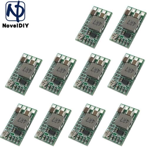 10pcs Mini DC-DC Step-Down Power Supply Module 12-24V To 5V 3A adjust Step Down Buck Converter Board 1.8V 2.5V 3.3V 5V 9V 12V