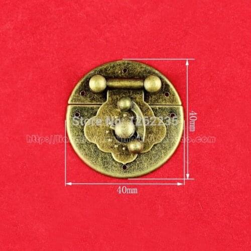 Archaize of 40 * 40 mm/bags/gift boxes/gold/antique wooden wine box clasps wholesale buckle lock