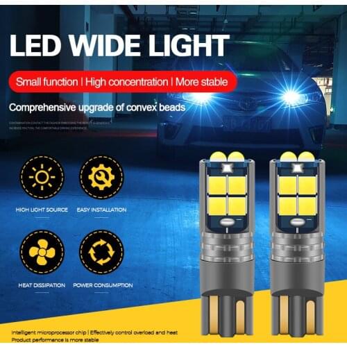 Car LED width light T10 high brightness bulb modified profile lens day running light led spotlight For Chevrolet BMW Ford Toyota
