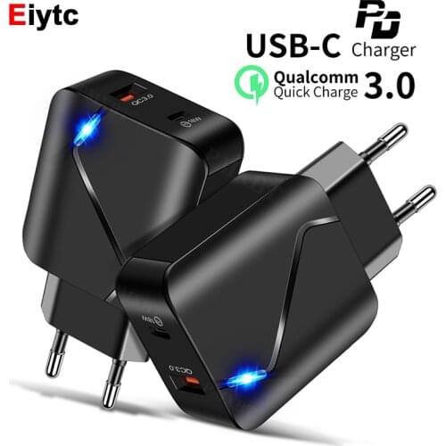 Quick Charge 4.0 3.0 QC PD Charger 1W USB Type C Fast Charging For iPhone 12 Pro Max 11 Pro Max XS 8 Xiaomi Samsung QC4.0 QC3.0