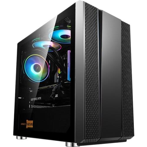 SAMA M3 M-ATX Computer Case Gaming PC / Tempered Glass Mini Tower Micro ATX PC Case