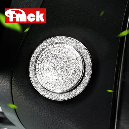 For Mercedes Benz A B C GLC CLA GLA ML GL Class W176 W246 W205 X253 C117 X156 W166 Car Engine Start Stop Button Ring Trim Cover