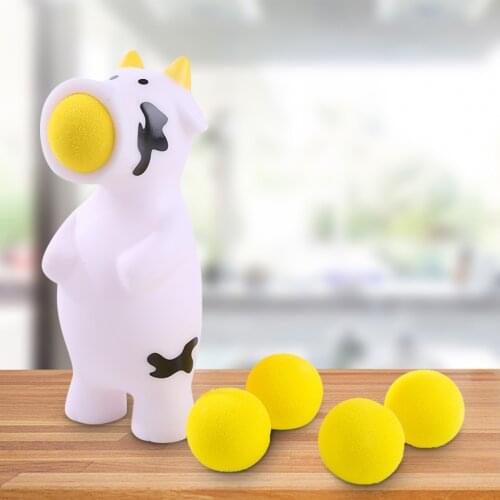 Spitting Ball Animal Toy With 5 Foam Balls Blaster-animal Popper Indoor Outdoor Toys Parent-child Exchange Interactive Toys Gift