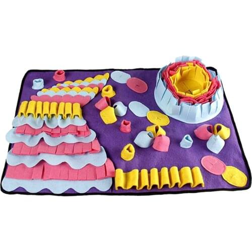 Washable Snuffle Mat for Dogs Pet Feeding Mat Nosework Training Pad Puzzle Toys