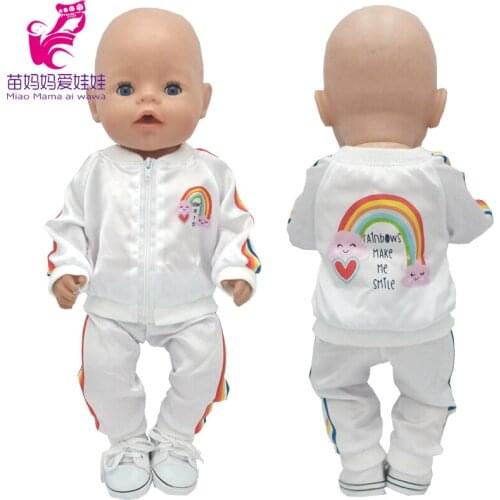 17 Inch Baby Doll Jacket 43Cm Reborn Doll Boy Clothes Children Girl Christmas Gifts Toys Wears